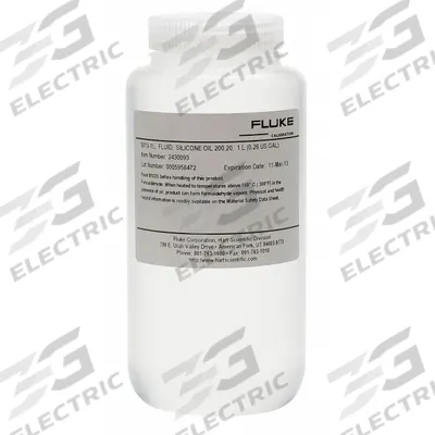 FLUKE Silicon Oil: Silicon Oil, 0 Holes, 6102, 7102 and 7103, Fluke - Temperature Calibrator Accessories