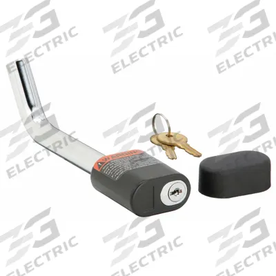 BUYERS PRODUCTS Hitch Pin: 2 in_2 1/2 in Compatible Hitch Size, 5/8 in Pin Dia - Pin & Locks