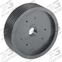 APPROVED VENDOR V-Belt Pulley: B154, 6 Groove, 15.75 in OD, Bushed Bore, SF, Quick Detachable (MPN 6B154SF). Key specifications — attr1318293: B154; attr1318301: 15.4 in (5L, B); attr1318291: 5L, B, or BX.