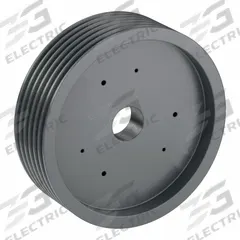 APPROVED VENDOR V-Belt Pulley: B154, 6 Groove, 15.75 in OD, Bushed Bore, SF, Quick Detachable (MPN 6B154SF). Key specifications — attr1318293: B154; attr1318301: 15.4 in (5L, B); attr1318291: 5L, B, or BX.