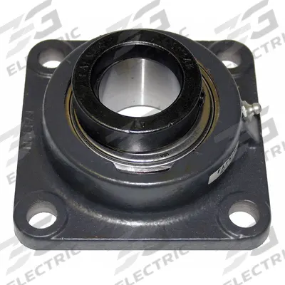 TIMKEN 4 Bolt Flange Bearing: Radial Ball, 1 3/16 in Bore, Cast Iron, Eccentric Collar - General Purpose Flange-Mount Ball Bearings