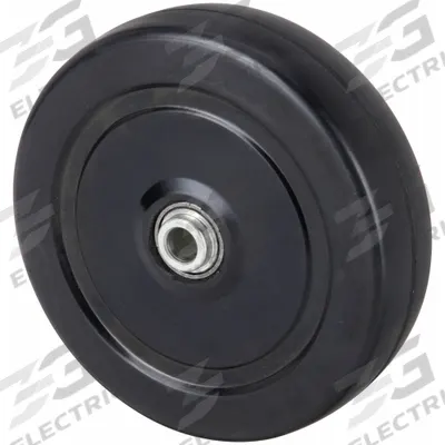 APPROVED VENDOR Caster Wheel: 4 in Wheel Dia., 1 1/4 in Wheel Wd, Rubber, 200 lb Load Rating - Solid Rubber Wheels