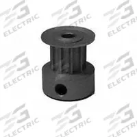 DAYTON Timing Pulley: Curvilinear, Fixed, For 6 mm Belt Wd, 10 Teeth, 3 mm Pitch, Aluminum (MPN 10-3M06-6CA1). Key specifications — Brand: DAYTON; Finish: Clear Anodized; For Belt Series: Powerhouse®.