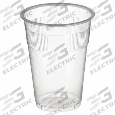 APPROVED VENDOR Disposable Cold Cup: 9 oz Capacity, Clear, Plastic, Individually Wrapped - Plastic Cold Cups