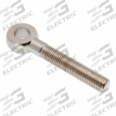 AMPG Fixed Rod End: Stainless Steel, Plain, 8 in Hole Center-to-End Lg - Stainless Steel Male Threaded Fixed Rod Ends