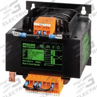 MURRELEKTRONIK Transformer: 208 to 550V AC, 115V AC/230V AC, Floor/Wall, 4 kVA, Circuit Breaker (MPN 86156). Key specifications — Brand: MURRELEKTRONIK; Input Voltage: 208 to 550V AC; Power Rating: 4 kVA; Mounting Location: Floor; Output Voltage: 115V AC; Phase: Single.