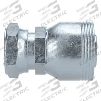 PARKER Hydraulic Crimp Fitting: Steel x Steel, Straight, -32 For Hose Dash Size, Female x Genderless (MPN 10671-32-32). Key specifications — Fitting Gender: Female x Genderless; Fitting Connection Type: JIC x Crimp; Thread Size: 2-1/2"-12; For Hose Dash Size: -32; Brand: PARKER.