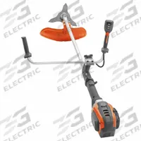HUSQVARNA Battery-Powered String Trimmer: Battery Platform: MAX, 17.7 in Cutting Wd, 0.1 in Line Dia (MPN 535iFR). Key specifications — Brand: HUSQVARNA; Cutting Width: 17.7 in; Shaft Length: 54-1/3 in; Shaft Type: Straight; Interchangeable Head: Yes.
