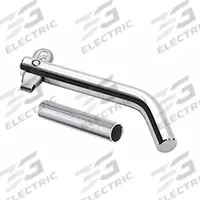 REESE Pin and Clip: 2 in Compatible Hitch Size, 1/2 in_5/8 in Pin Dia, III/IV, 3 in Overall Lg (MPN 7006700). Key specifications — Material: Steel; Vehicle Class: IV; Finish: Bright Zinc; Includes: Sleeve; Brand: REESE.