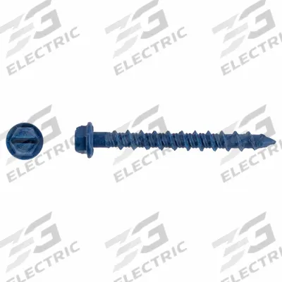 TAPCON Concrete Anchor Screw: 1 3/4 in Overall Lg, 3/16 in Dia, Steel, External Hex - Hex-Head Screw Anchors