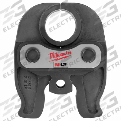 MILWAUKEE Press Jaw: 1 in Pipe, Black Iron/Stainless Steel - Jaws for Compact Press Tools