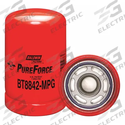 BALDWIN FILTERS Hydraulic Filter: Hydraulic Fluid, 1 3/8"-12 Thread Size, Spin-On - Spin-On Hydraulic Filters
