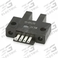 OMRON Photoelectric Sensor: Built-in Connector, 5-24V DC, NPN (MPN EE-SX470). Key specifications — DC Supply Voltage Rating: 5-24V DC; Brand: OMRON.