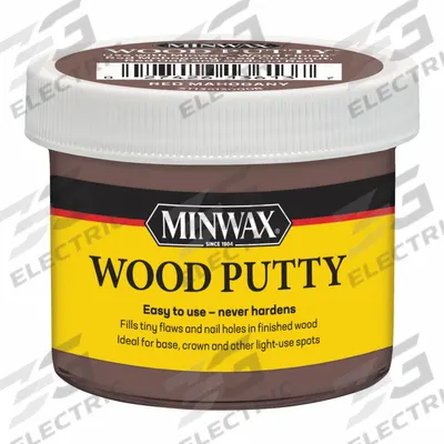 MINWAX Wood Putty: Wood Repair, 3.75 oz Container Size, Pail - Wood Repair Putties