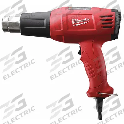 MILWAUKEE Heat Gun: Pistol-Grip, Surface Temp Control, 120V AC, Two-Prong - Surface Temperature Control Pistol-Grip Heat Guns