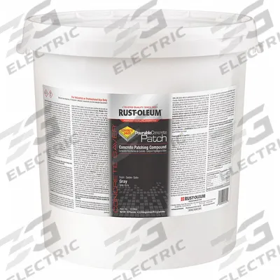 RUST-OLEUM Concrete Repair Compound: Concrete Saver, Cement, 10 lb Container Size - High-Performance Concrete Repair Compounds