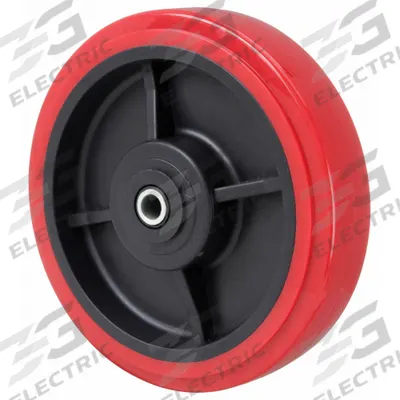 APPROVED VENDOR Caster Wheel: 8 in Wheel Dia., 2 in Wheel Wd, Polyurethane, 900 lb Load Rating - Polyurethane Tread on Plastic Core Wheels