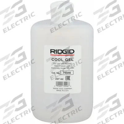 RIDGID Bottle Freezing Gel: 1/2 in Min Steel Pipe Size, 1 1/2 in Max Steel Pipe Size - Pipe Freezing Sprays & Gels