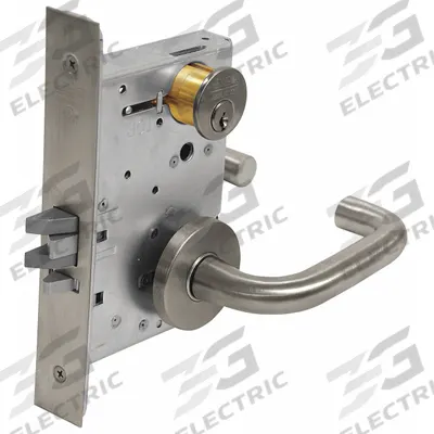 CORBIN RUSSWIN Door Lockset: Storeroom Lever Locksets, Stainless Steel