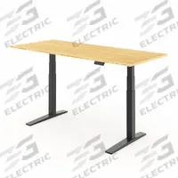 FLEXISPOT Standing Desk: Tan, Bamboo, 72 in Overall Wd, 30 in Overall Dp, 50 5/8 in Max Desktop Ht (MPN E7BPRO7230-LBZB). Key specifications — attr989930: Black; attr989931: Steel; attr989903: FLEXISPOT; attr989934: Programmable Height Setting Memory; attr989914: Tan; attr989916: Bamboo.