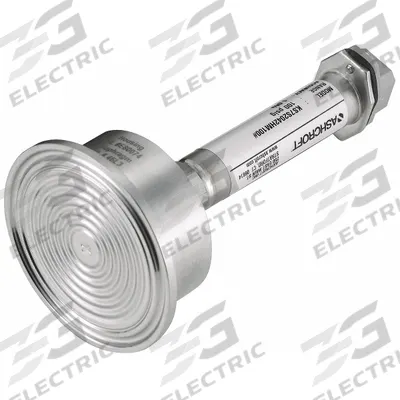 ASHCROFT Sanitary Pressure Transmitter: 2 in Triclamp, 30 to 0 to 30 in Hg/psi, 4 to 20mA DC - Sanitary Pressure Transmitters with 4-Pin Mini-DIN Connector