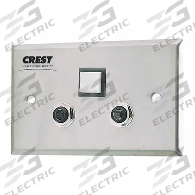 CREST HEALTHCARE SUPPLY Patient Station: Compatible with Corridor Light, 4 1/2 in Overall Wd - Call Stations