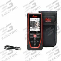 LEICA DISTO Laser Distance Meter: Metric, 0 m – 200 m, ± 1 mm, Li-Ion Rechargeable, ISP, Red (MPN Disto D5). Key specifications — attr938983: Meters; attr938974: Minimum/Maximum Measurement; attr934751: LEICA DISTO; attr938968: ± 1 mm; attr938975: USB Cable; attr938977: Red.