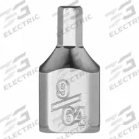 MILWAUKEE Bit Socket: 1/4 in Drive Size, Hex Tip, 9/64 in Tip Size, 51/64 in Overall Lg, SAE (MPN 45-34-1121). Key specifications — attr1204765: Fixed Insert; attr1204767: MILWAUKEE.
