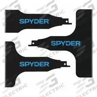 SPYDER Scraper Blade Set: Reciprocating Saw Compatible, Steel, 6 in Lg, Spyder Scraper™ (MPN 00134). Key specifications — attr1170545: Steel; attr1179906: Reciprocating Saw; attr1179907: Scraper Blade Set; attr1190188: Spyder Scraper™; attr1170553: SPYDER.