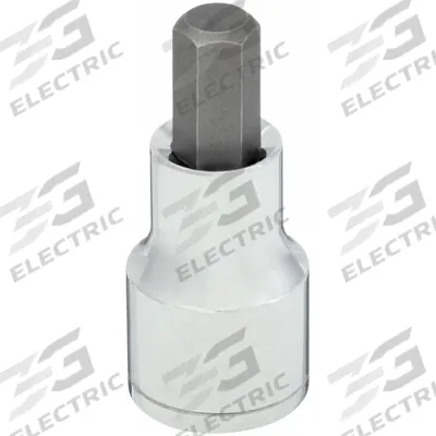 WESTWARD Socket Bit: 1/2 in Drive Size, Hex Tip, 8 mm Tip Size, 2 1/4 in Overall Lg - Hex Bit Sockets