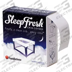 FOUNDATIONS Crib Ribbons: 35 3/8 in Overall Lg, 2 in Overall Ht, Paper, White, Crib Ribbons (MPN 6911036). Key specifications — attr1037442: White; attr1037506: FOUNDATIONS; attr1037447: Paper.