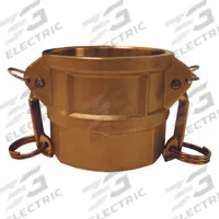 Cam and Groove Coupling: 2 1/2 in Coupling Size, 2 1/2 in Hose Fitting Size, 2-1/2 in -8 Thread Size (MPN G250-D-BR). Key specifications — Gasket Material: Nitrile; Thread Size: 2-1/2 in -8; Brand: DIXON VALVE & COUPLING.