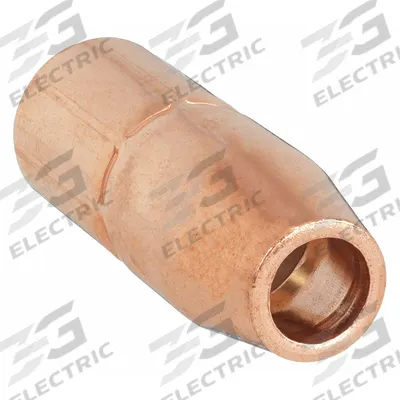 MILLER ELECTRIC Nozzle: M-Series, 1/2 in, Conical, Flush, Copper - M-Series Nozzles