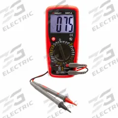 TRIPLETT Digital Multimeter: Avg, CAT III 600V, 600 V Max AC Volt Measurement (MPN 9007A-NIST). Key specifications — Instrument Counts: 2,000; Brand: TRIPLETT; Calibration Certificate Included: Included.