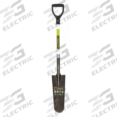 SEYMOUR MIDWEST Drain Spade: Steel Blade, 14 ga, D-Grip Handle Type - Drain Spades