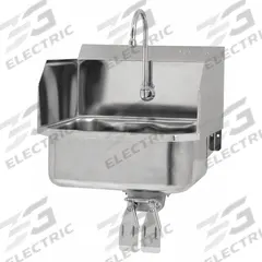 SANI-LAV Hands-Free Sink: 1 Stations, 7 in Bowl Dp, 17 in Bowl Lg, 14 in Bowl Wd, Faucet Included (MPN 507L-0.5). Key specifications — Includes Side Splash: Side Splash Included; Series: Stainless Steel Hand Wash Sink; Brand: SANI-LAV.