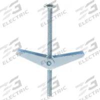 Toggle Bolt Anchor: 9/16 in Dia, 6 in Overall Lg, #10-24 Thread Size, Steel, Zinc Plated, 50 PK (MPN U63265.019.0600). Key specifications — Screw Size: 3/16 in; Compatible Material: Block; Material Grade/Class: Grade 4.8; System of Measurement: Inch; Wall Anchor Type: Toggle Bolt Anchor; Color: Blue/White; Brand: APPROVED VENDOR; Anchor Type: Toggle.