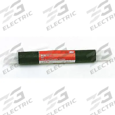 3M Cold Shrink Insulator: 1.18 in I.D. Before Shrinking, 0.55 in I.D. After Shrinking - Standard Cold Shrink Tubing