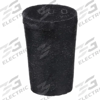 APPROVED VENDOR Stopper: SBR Rubber, 0 Stopper Size, 9 mm Bottom Dia, 12 mm Top Dia, 18 mm Overall Ht - Rubber Stoppers