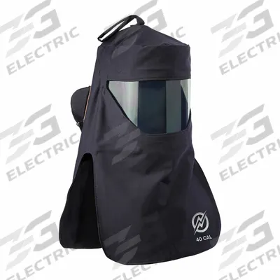 NATIONAL SAFETY APPAREL Arc Flash Hood: 4 PPE CAT, 40 cal/sq cm ATPV, UltraSoft ( 9 oz ) - Category 4 Hoods
