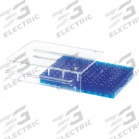 Tube Rack: Polycarbonate (Lid), Blue, (96) Wells, 96 Compartments, Benchtop (MPN 120539). Key specifications — Material: Polycarbonate (Lid); Mounting Location: Benchtop; Color: Blue; Product Type: Test Tube Rack; Total Holding Capacity: (96) Wells; Brand: HEATHROW SCIENTIFIC.