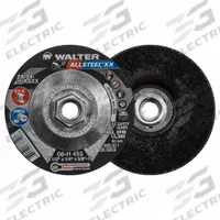 WALTER SURFACE TECHNOLOGIES Depressed Center Grinding Wheel: Type 27, 4 1/2" x 1/4" x 5/8"-11, HP XX (MPN 08H455). Key specifications — Series: HP XX; Brand: WALTER SURFACE TECHNOLOGIES.