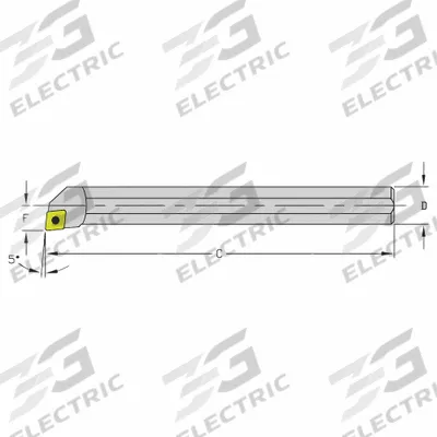ULTRA-DEX USA Indexable Boring Bar: HM10J SCLCL2 (MPN 940-000-045) - Indexable Boring Bars