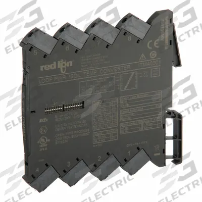 RED LION Signal Converters: DIN Rail Mounting, 4.53 in Overall Dp, 4.45 in Overall Ht - Temperature Input Signal Conditioners
