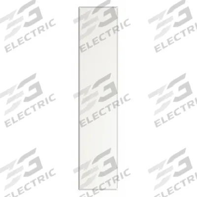 ASI GLOBAL PARTITIONS Partition Column: Steel, Smooth Semi Gloss, White, 82 in Ht, 18 in Wd - Pilasters for Bathroom Partitions