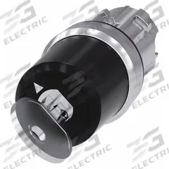 SIEMENS Keyed Selector Switch: 2 Position, 22 mm Panel Mounting Size, Series 3SU (MPN 3SU1050-5BC01-0AA0). Key specifications — Manufacturer Part Number: 3SU1050-5BC01-0AA0; Brand: SIEMENS; Switch Action: Momentary/Momentary; Key Removal Position: Left.