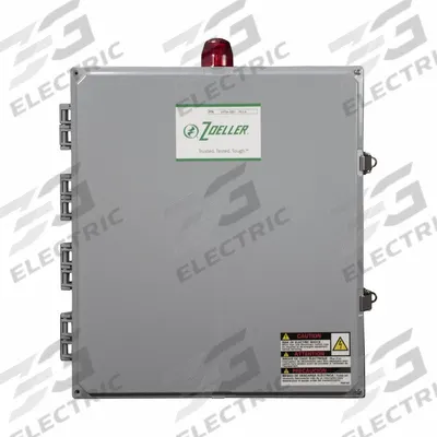 ZOELLER Pump Control Panel: Duplex, Single Phase, 200 to 230V AC, 15 to 20 A, No Switch Included - Lift Station Pump Control Panels