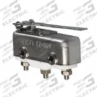 OMRON Snap Action Switch: Hinge Lever Actuator, 1NO/1NC, Screw (MPN TZ-1GV). Key specifications — AC Contact Rating: 1 A @ 240 V; Electrical Connection: Screw; Series: TZ; Brand: OMRON.