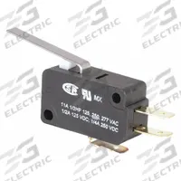 HONEYWELL Miniature Snap Action Switch: Lever Actuator, 1NO/1NC, Quick Connect (MPN V7-1B17D8-122). Key specifications — AC Contact Rating: 11 A @ 250 V; Electrical Connection: Quick Connect; Series: V7; Brand: HONEYWELL.