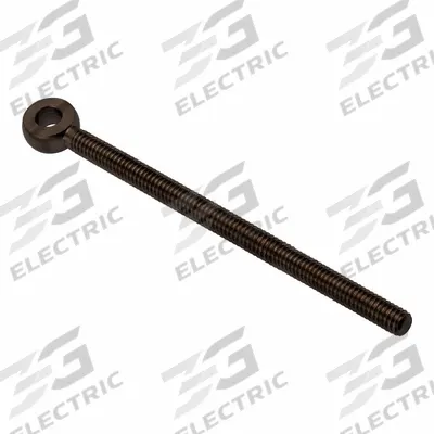AMPG Fixed Rod End: Stainless Steel, Black Oxide, 6 in Hole Center-to-End Lg - Stainless Steel Male Threaded Fixed Rod Ends